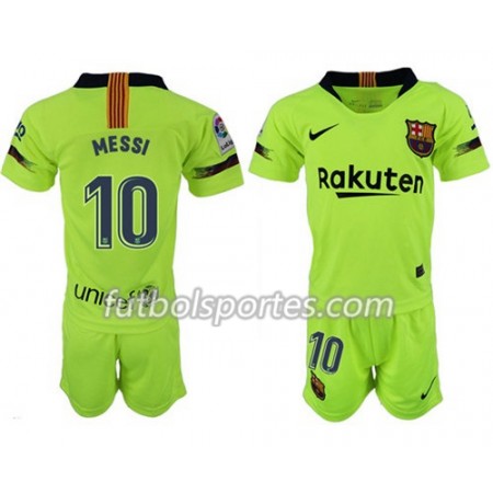 Camisetas FC Barcelona MESSI 10 Niños Segunda Equipacion 2018/2019